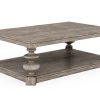 Living Room * | Etienne Natural Gray Rectangle Cocktail Table Cut Price