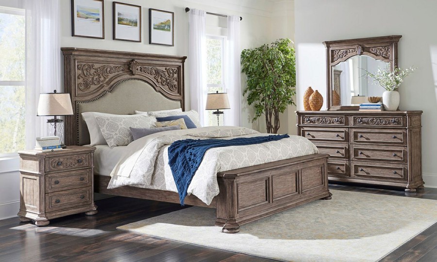 Bedroom * | Cardoso Sandstone Panel Beds Closeout Sale