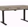 Office * | Platinum Gray Linen Lift Top Desk Sale