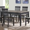 Dining * | Raven Farmhouse Two-Tone 5-Piece Dining Set Closeout Sale