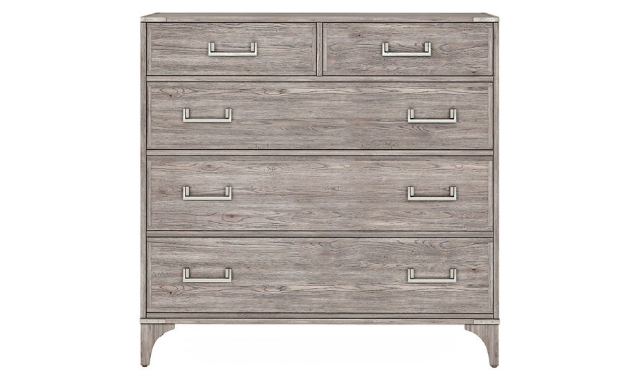 Bedroom * | Sojourn Natural Gray 5-Drawer Chest New