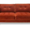 Living Room * | Sunset Rust Loveseat Outlet