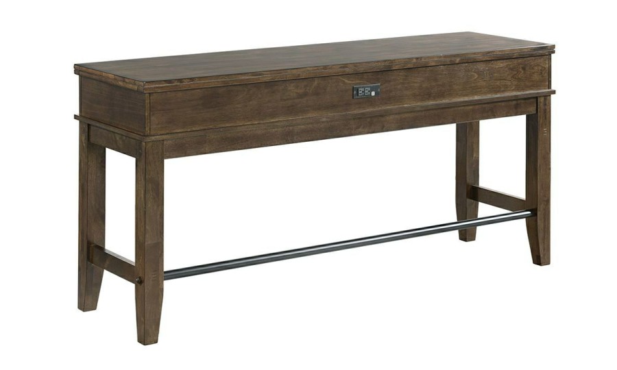 Living Room * | Kona Raisin Solid Mango Wood Sofa Bar Table Original