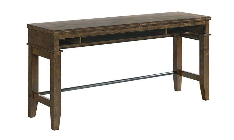 Living Room * | Kona Raisin Solid Mango Wood Sofa Bar Table Original