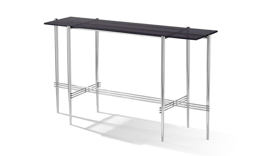 Living Room * | Cedric Smoke Glass Console Official