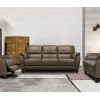 Living Room * | Montclair Latte Leather Loveseat Outlet Sale