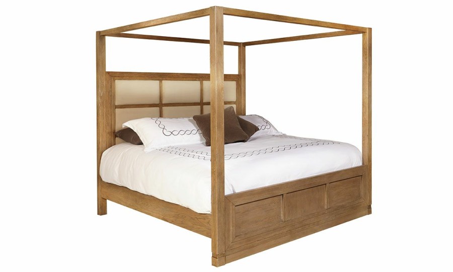 Bedroom * | Palisades Sandstone Canopy Bed Discounts