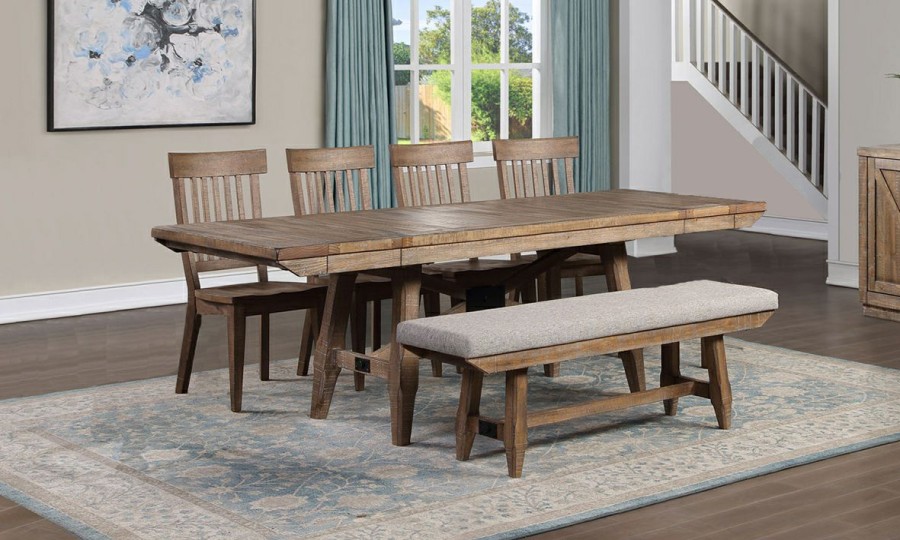 Dining * | Riverdale Driftwood 5-Piece Dining Set Discount Sale