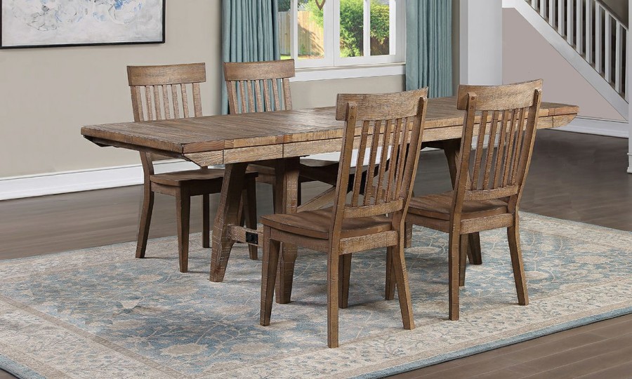 Dining * | Riverdale Driftwood 5-Piece Dining Set Discount Sale