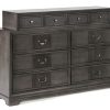 Bedroom * | Parkhurst Gray 8-Drawer Dresser Latest