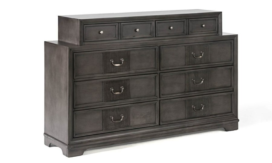 Bedroom * | Parkhurst Gray 8-Drawer Dresser Latest