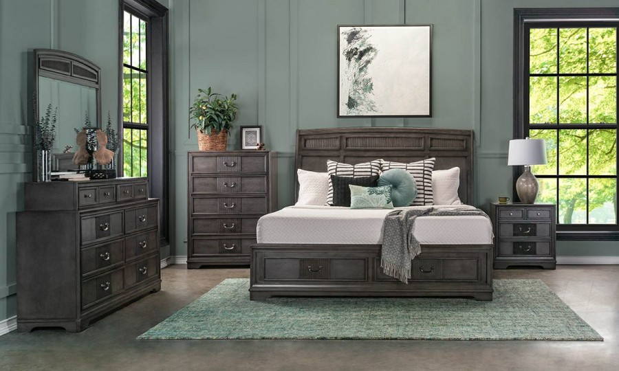 Bedroom * | Parkhurst Gray 8-Drawer Dresser Latest