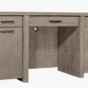 Office * | Platinum Gray Linen Credenza New Threads