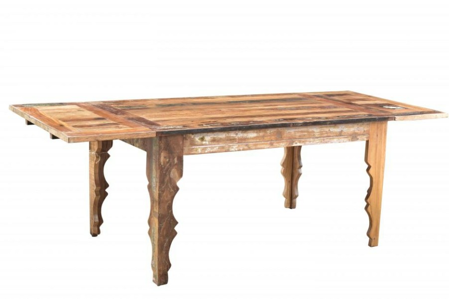 Dining * | Bali Handmade Solid Wood Extension Dining Table Exquisite Gifts