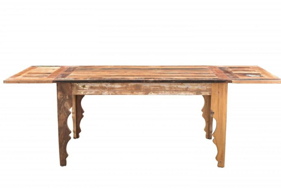 Dining * | Bali Handmade Solid Wood Extension Dining Table Exquisite Gifts