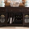 Dining * | Thatcher Amber Credenza With Wine Storage Store