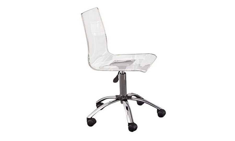 Office * | Everett Acrylic Swivel Desk Chair Shop