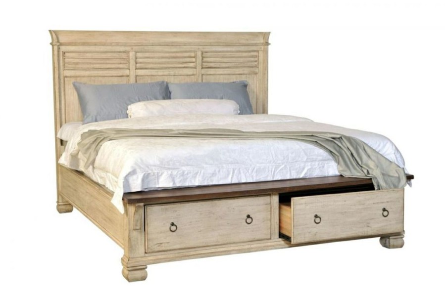 Bedroom * | Belmont Antique Linen Storage Beds Outlet Sale