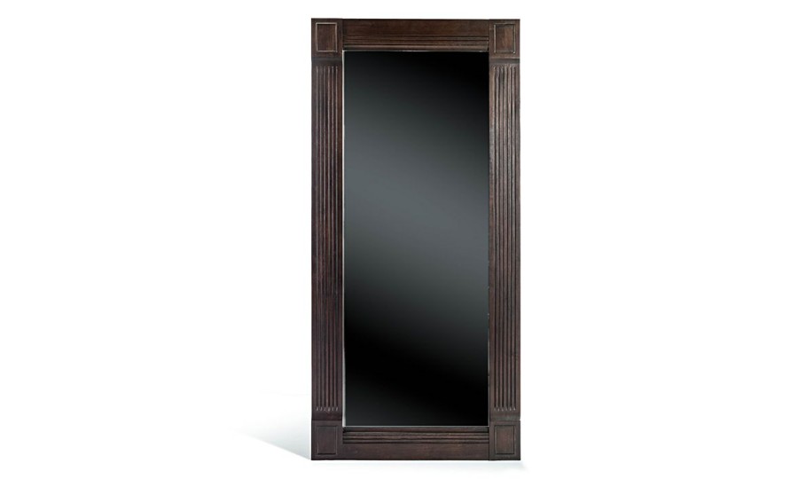 Bedroom * | Kensington Walnut Mirrored Wardrobe Discount Store