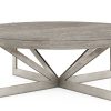 Living Room * | Sojourn Natural Gray Round Cocktail Table New Threads