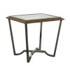 Living Room * | Mosaic Pecan Glass End Table Latest