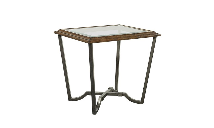 Living Room * | Mosaic Pecan Glass End Table Latest