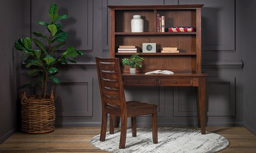 Office * | Napa Mahogany 50" Desk With Chair New Arrivals