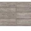 Bedroom * | Sojourn Natural Gray 8-Drawer Dresser New