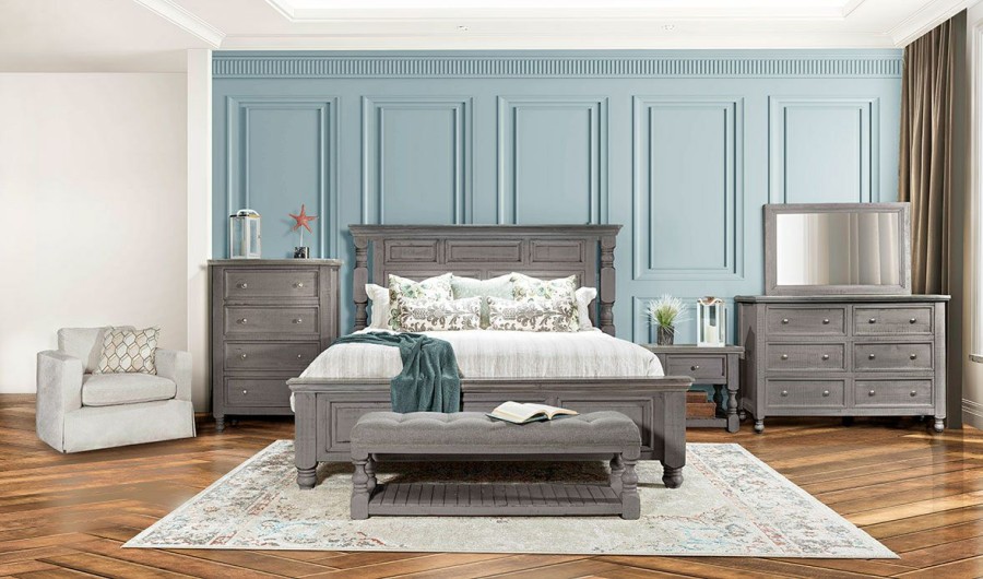 Bedroom * | Sage Gray 6-Drawer Dresser Original